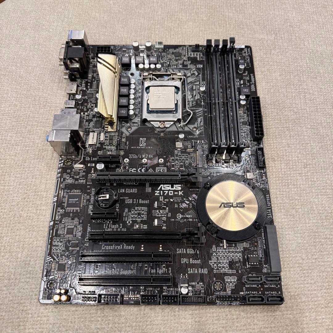 ASUS Z170-K マザーボード Intel i7対応