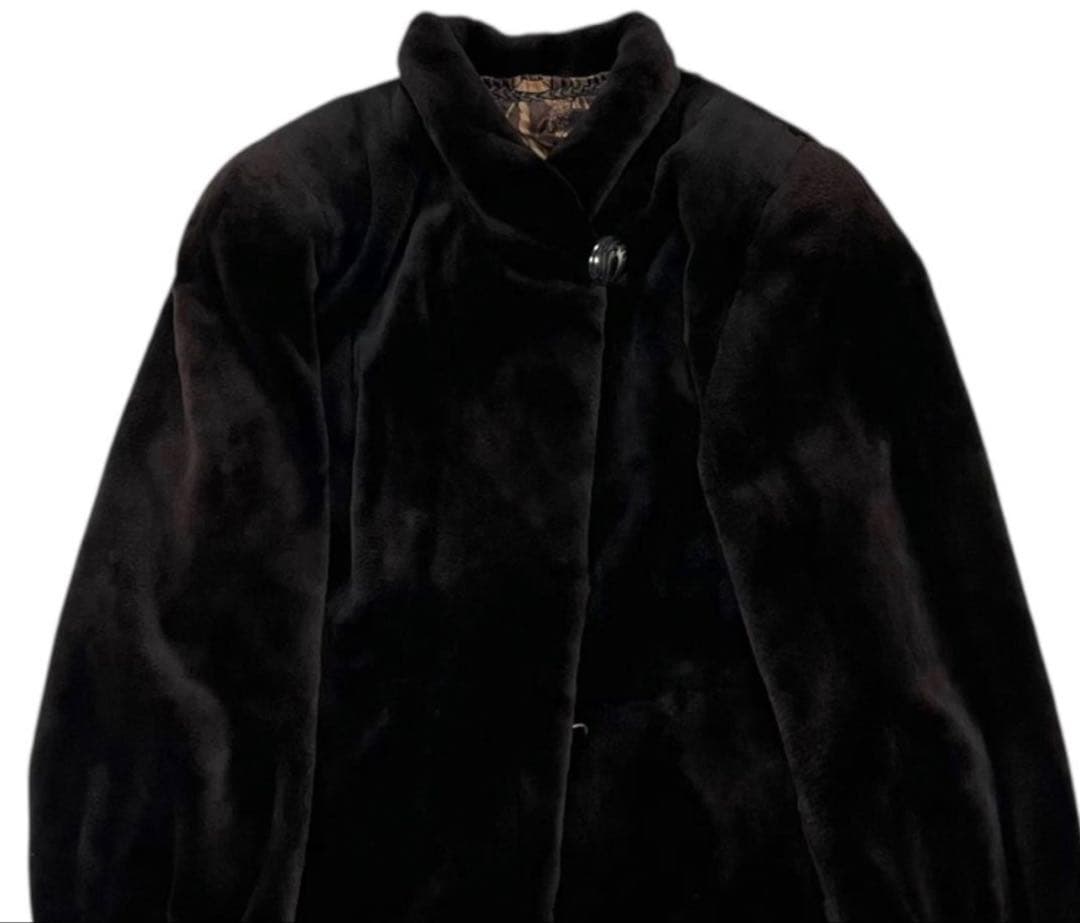 週末セール！未使用品サガフォックス銀タグシェアードミンクコート ブラウン