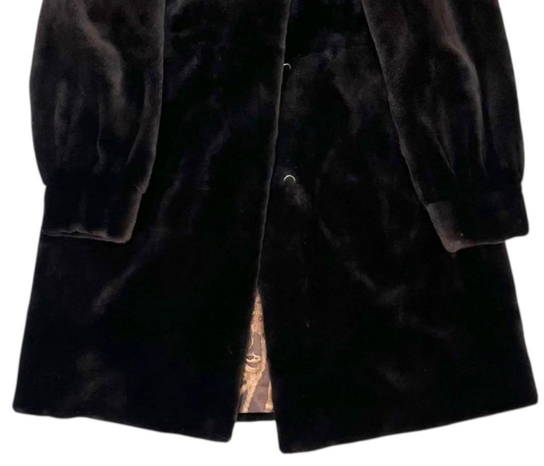 週末セール！未使用品サガフォックス銀タグシェアードミンクコート ブラウン