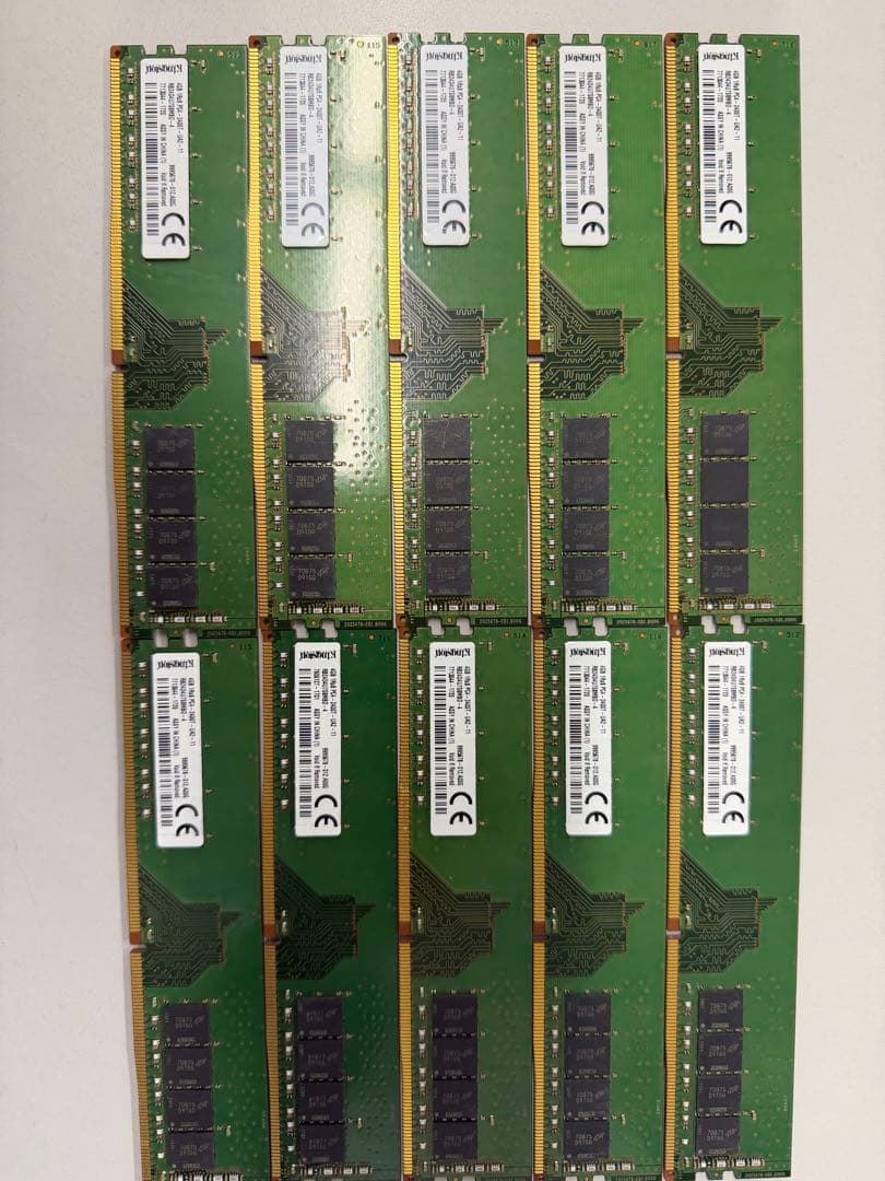 Kingston 4GB DDR4 メモリ 10枚