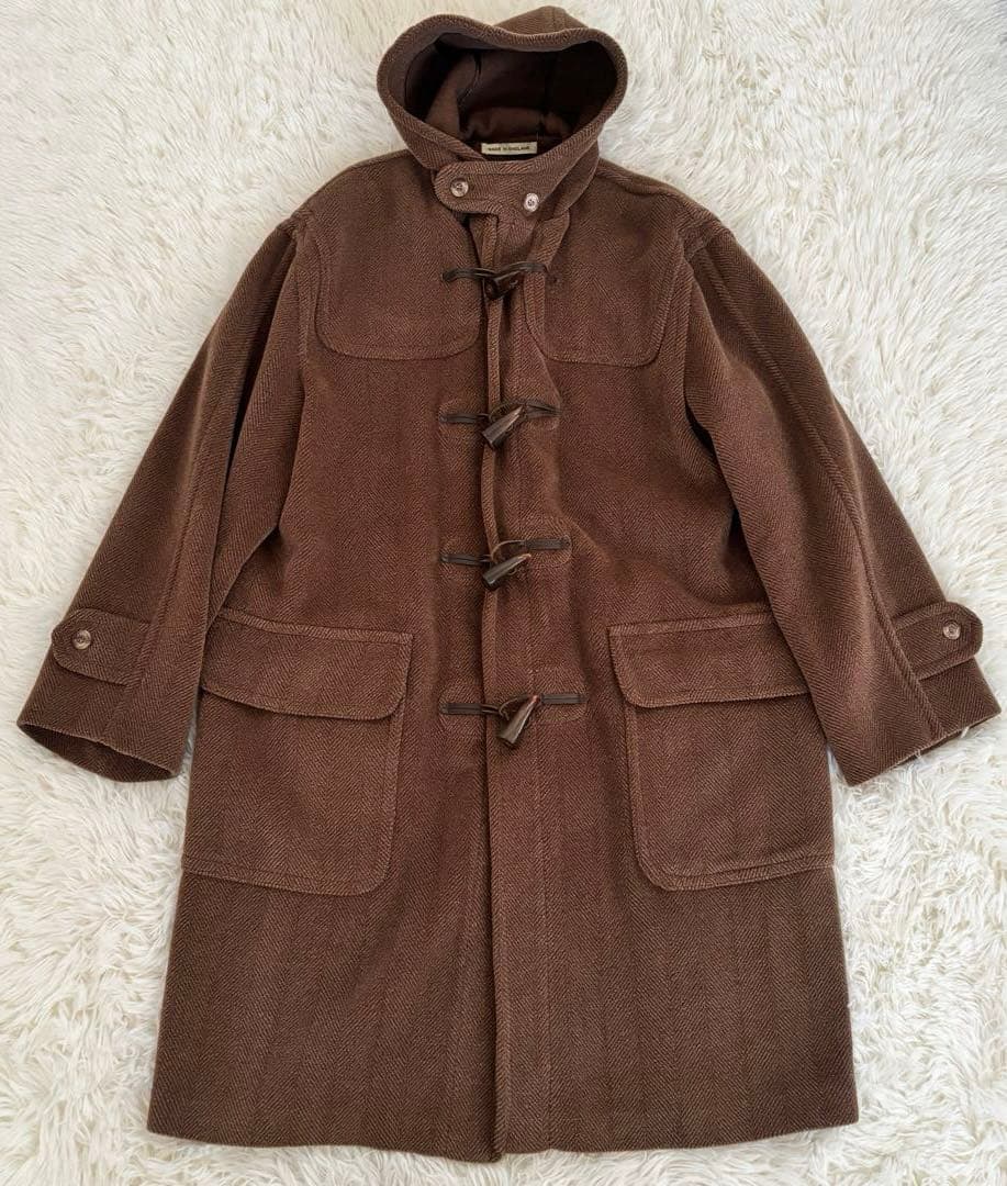 希少 グローバーオールGLOVERALLヘリンボーンダッフルコート キングストン