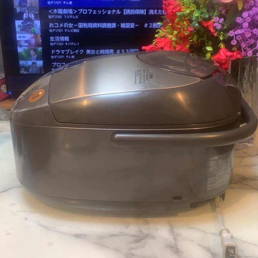 美品■象印 IH 10合 IH式 極め炊き ブラウン NP-V N18■炊飯確認