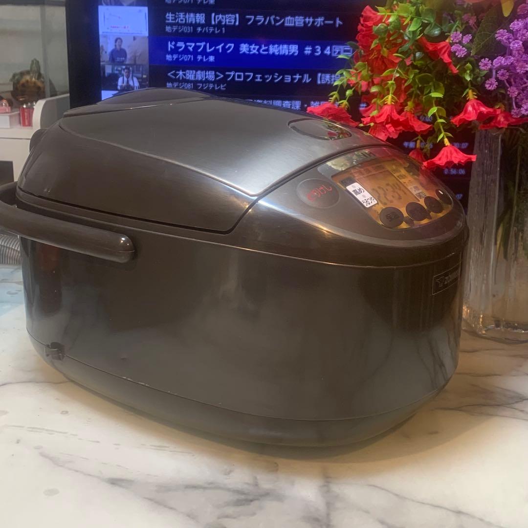 美品■象印 IH 10合 IH式 極め炊き ブラウン NP-V N18■炊飯確認