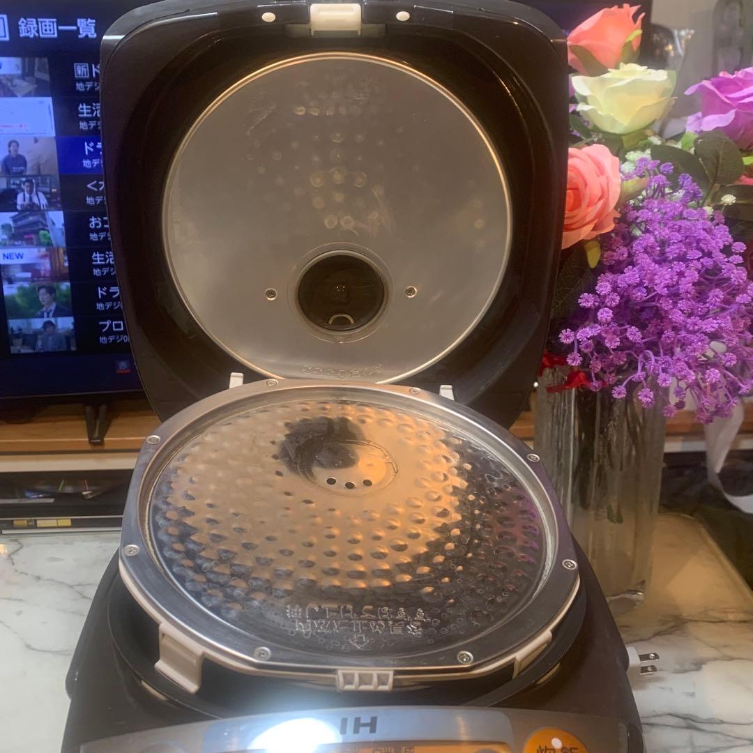 美品■象印 IH 10合 IH式 極め炊き ブラウン NP-V N18■炊飯確認