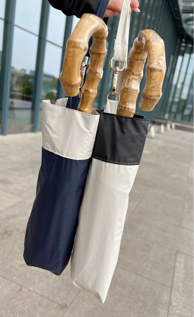 しーちゃん しぃちゃん 完全遮光 晴雨兼用日傘 ネイビー