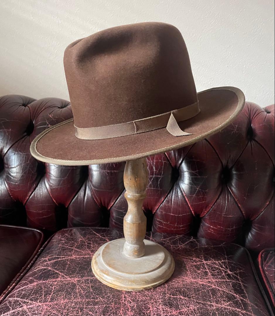 70s STETSON 4X 58ビーバーハット ステットソン ヴィンテージ
