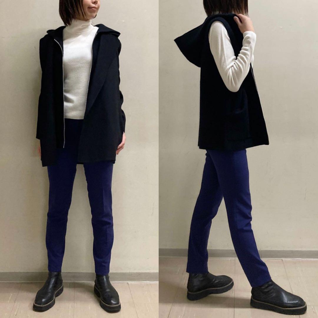 Theory 22AW 完売 LANA CASH ジップアップニットベスト