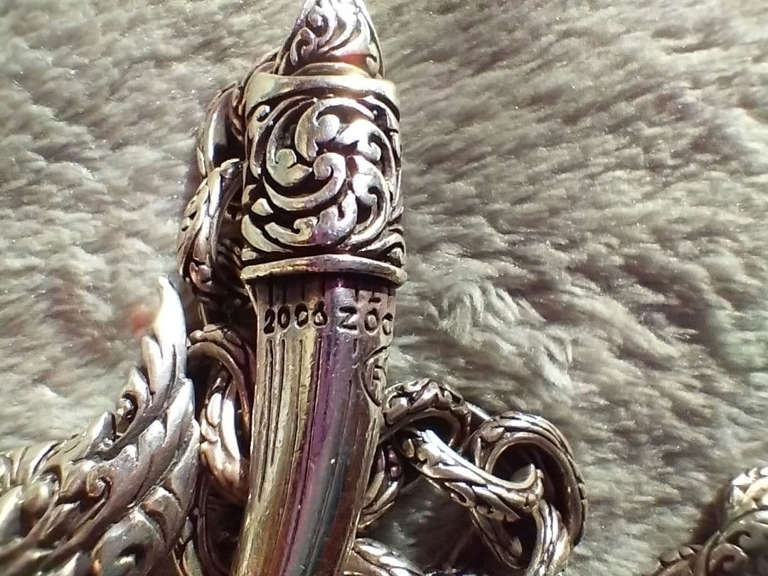 【廃番】zocalo ファング・オブ・フレイム シルバーウォレットチェーン