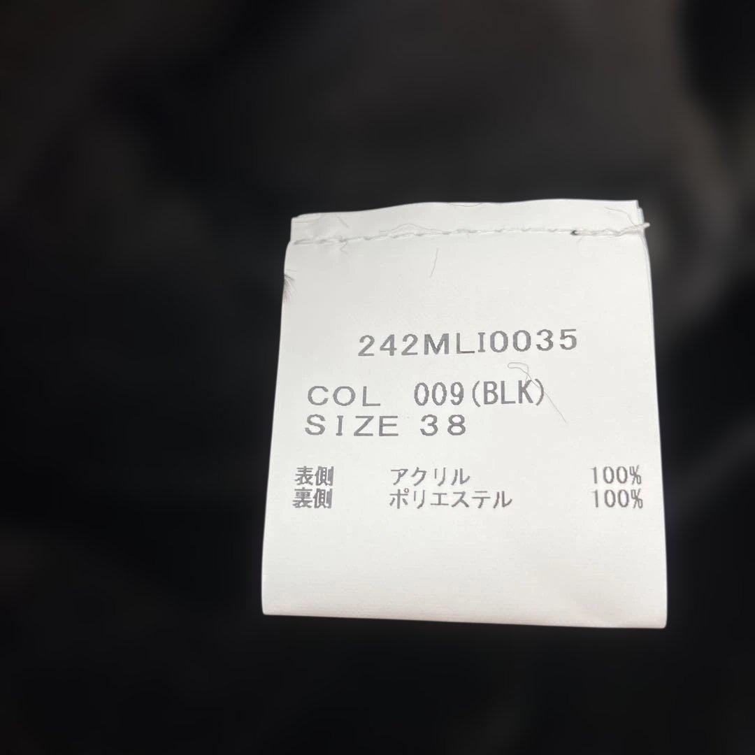 Barbour バブアーフロントジップ ファー ライナー　サイズ38 ブラック