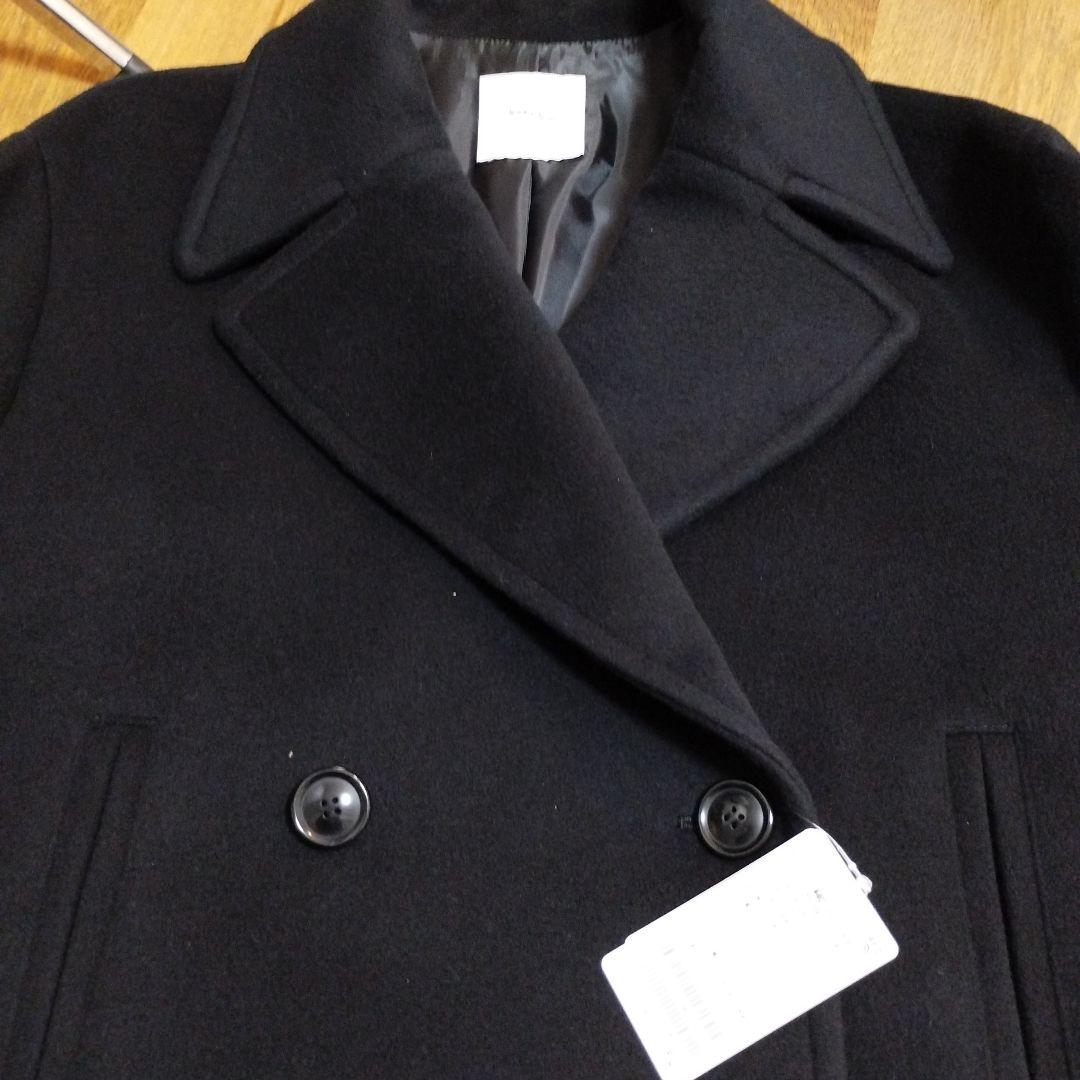 今季新品Spick&SpanS160ビーバーPコート黒36