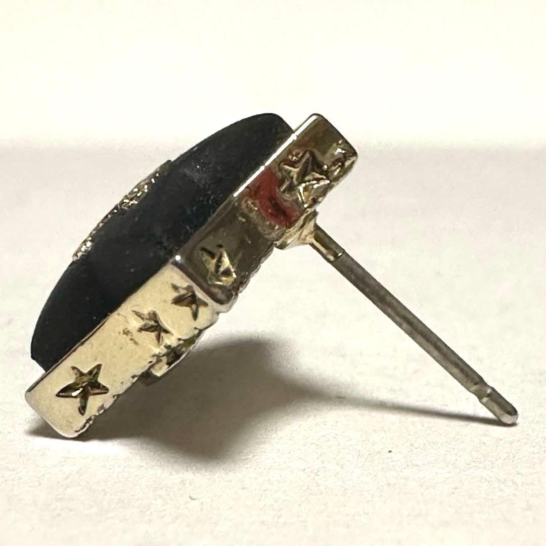 シャネル　CHANEL　ピアス　ココマーク　星　ブラック　ゴールド　ヴィンテージ