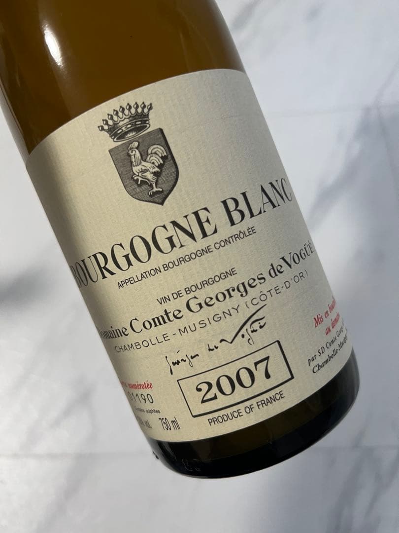 ドメーヌ・コント・ジョルジュ・ド・ヴォギュエ ブルゴーニュ・ブラン 2007