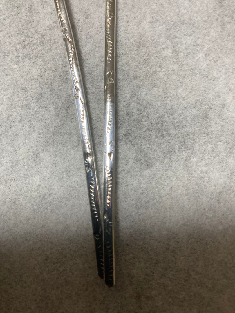 インディアンジュエリー　シルバーバタフライ蝶々かんざしスティック