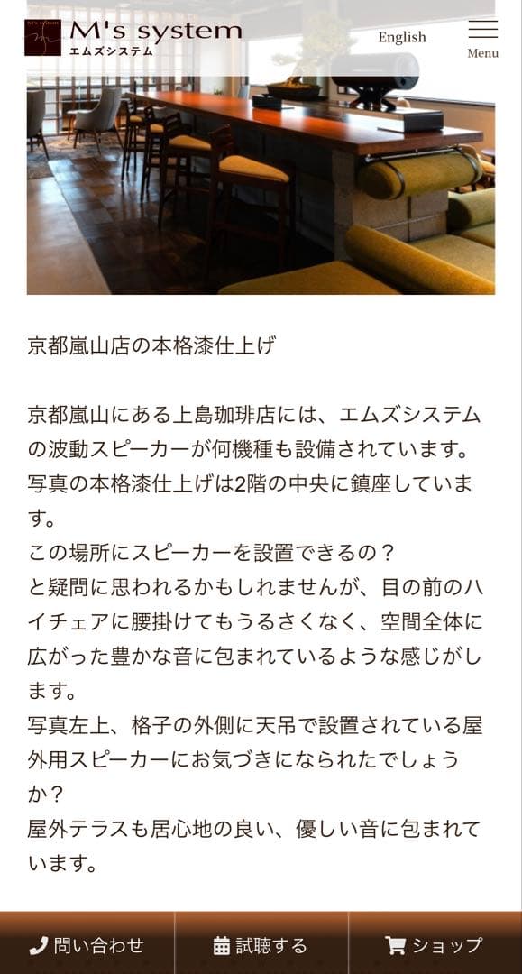 限定お値下げ❣️アンプ内蔵型スピーカー ／ エムズシステム 波動スピーカー ／新品