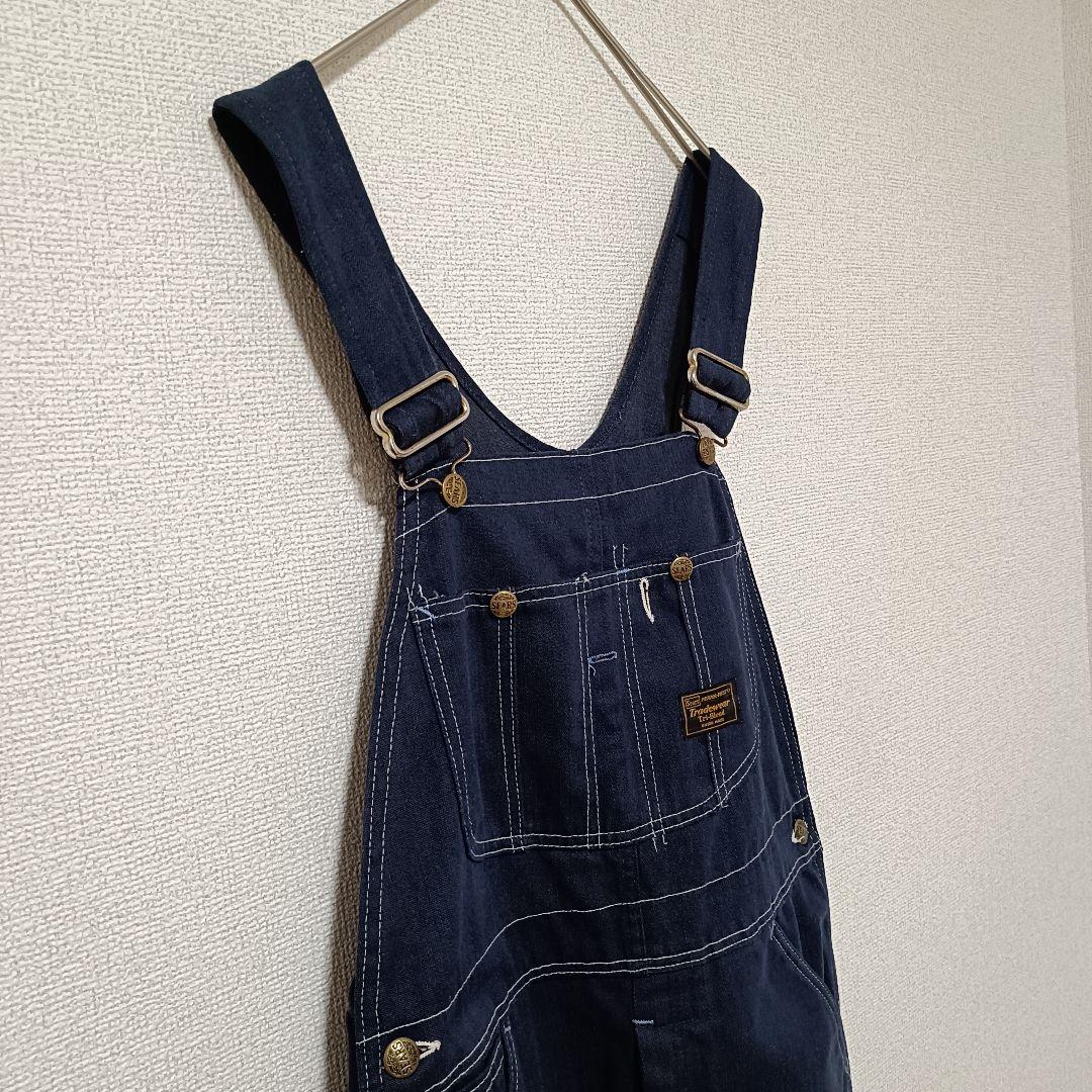 60s-70s Sears Tradewear デニムオーバーオール 濃紺