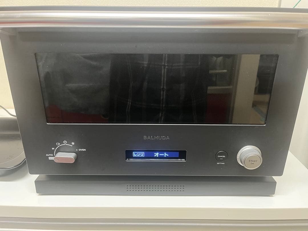BALMUDA K04A-BK オーブンレンジ22年製【ジャンク品】