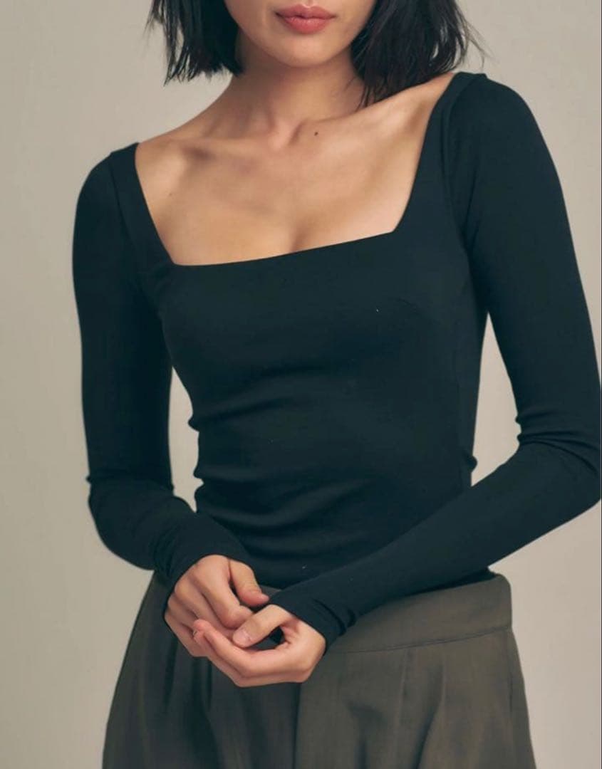 DREAMY×WABISABI LONG SLEEVE TOP / 墨