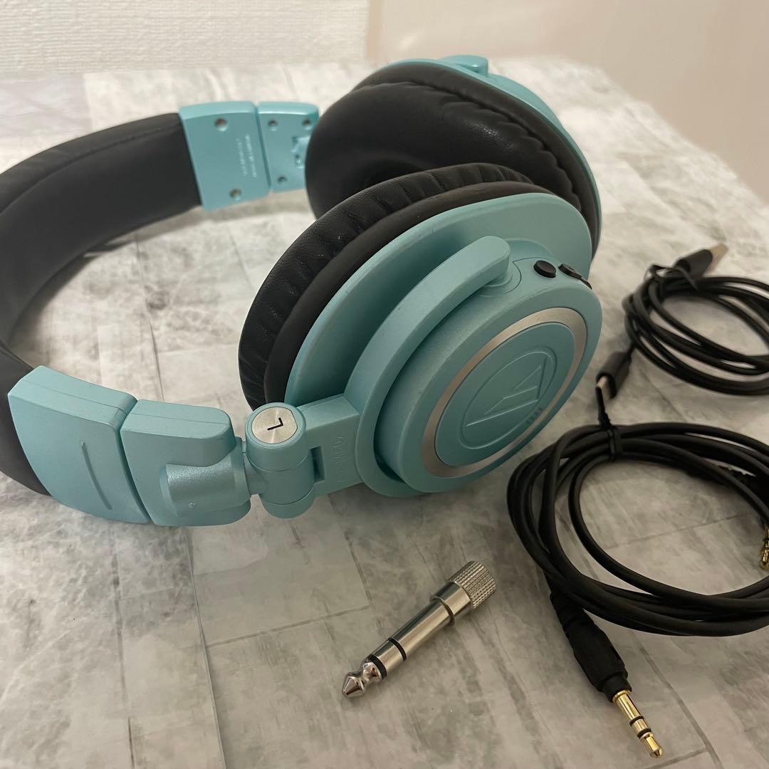 限定カラー ATH-m50x IB アイスブルー ワイヤレス ヘッドホン
