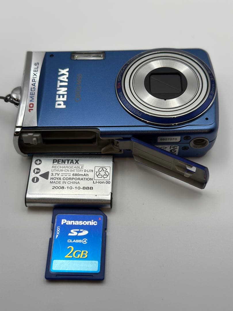 PENTAX Optio M60 10メガピクセル デジタルカメラ【ジャンク】