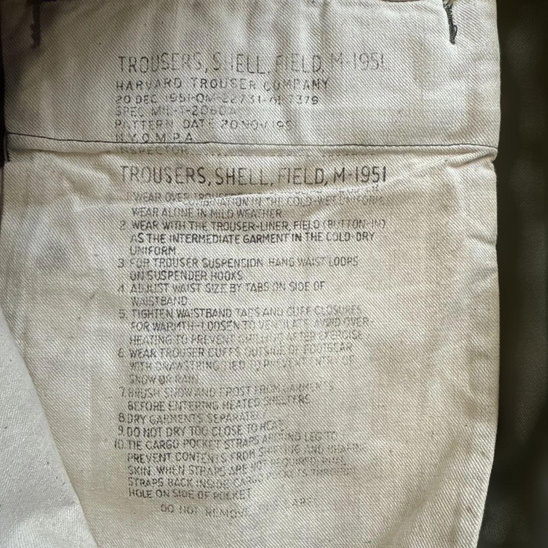 50’s M-51 カーゴパンツ US ARMY 米軍実物