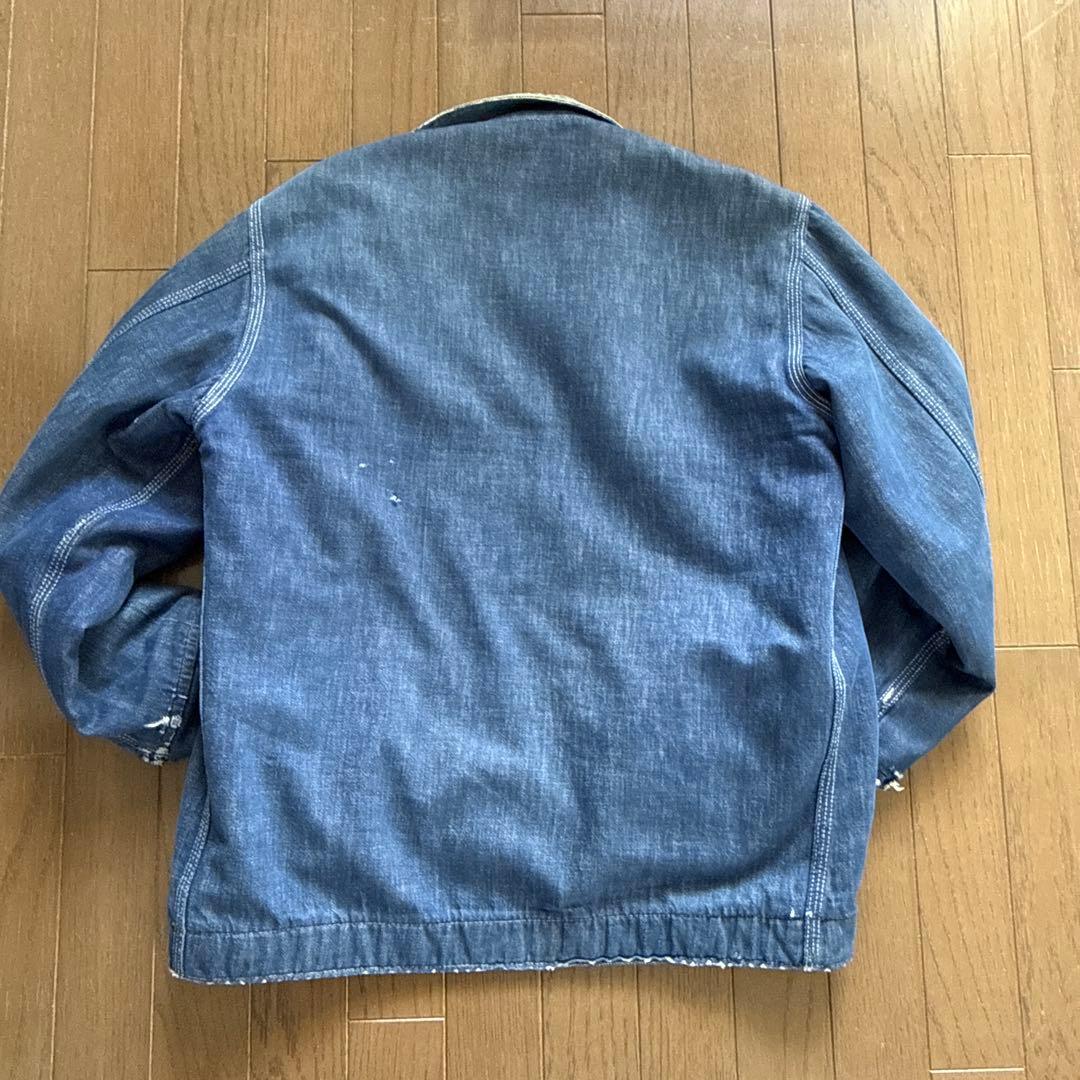 ガ*い様 希少　60s70s Sears デニムカバーオール ブランケット　コー