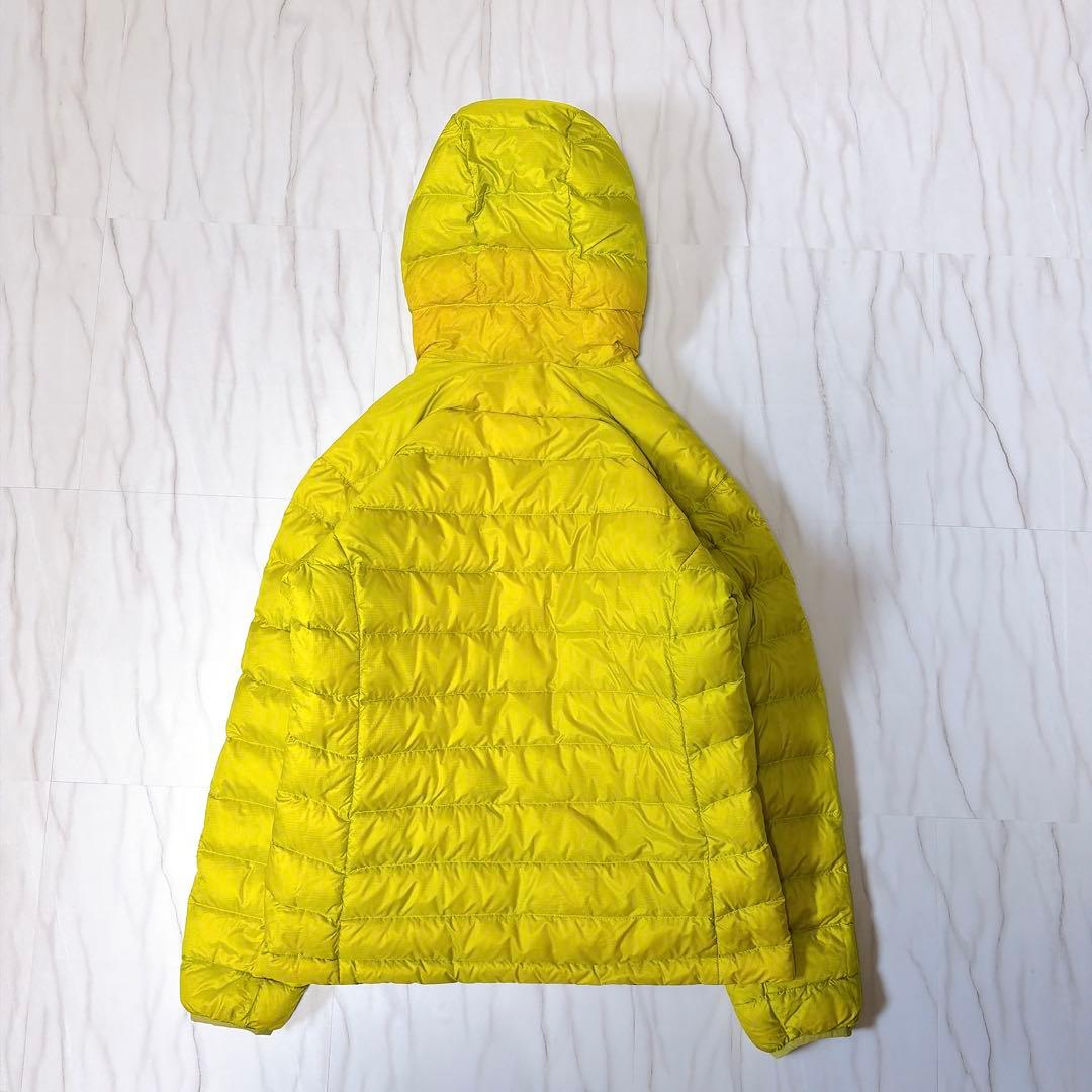 モンベル コロラドパーカ リバーシブルダウンジャケット 紺×黄 メンズS