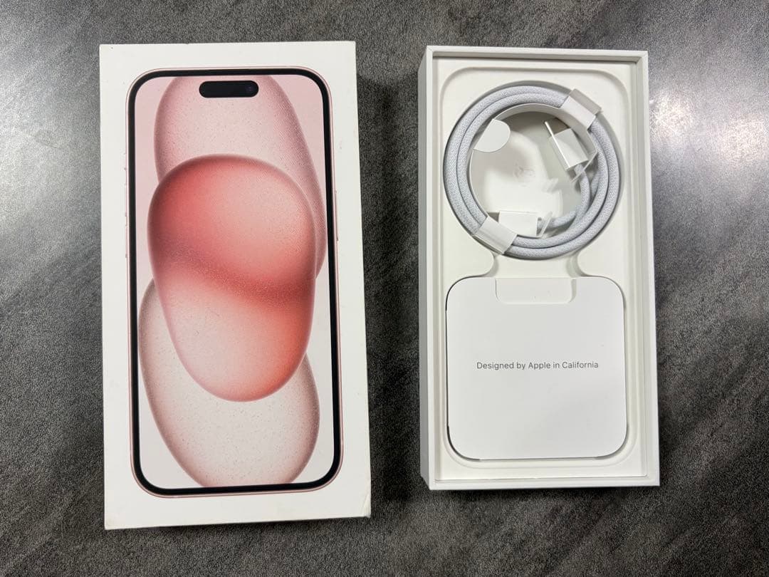 【バッテリー100%】Apple iPhone 15 本体 ピンク　256GB