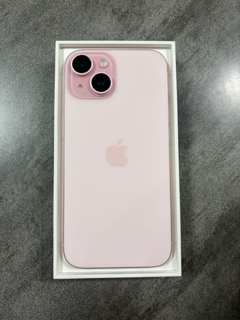 【バッテリー100%】Apple iPhone 15 本体 ピンク　256GB