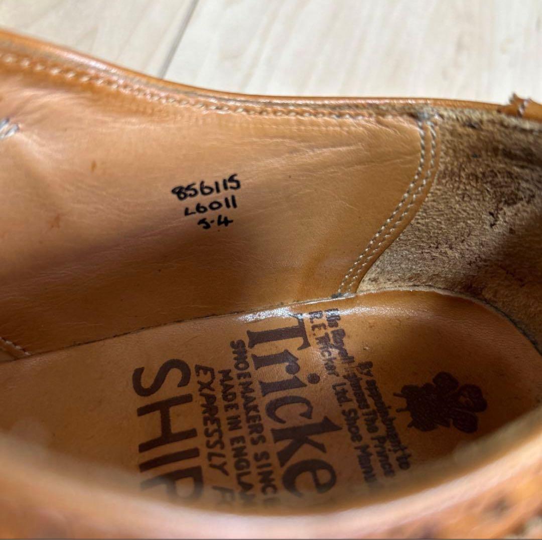 Tricker's メリージェーン　トリッカーズ　 ウィングチップ　バートン