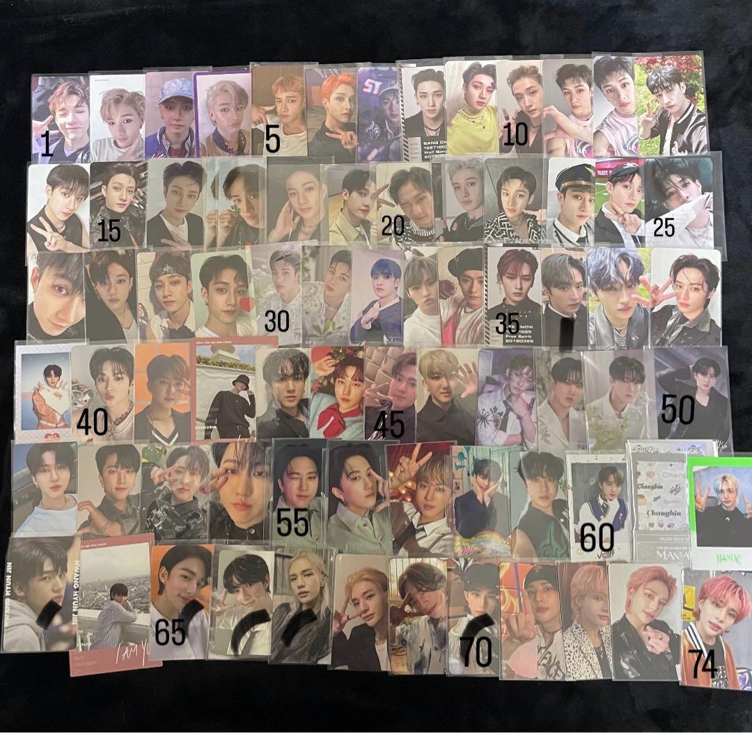 StrayKids スキズ バンチャン リノ チャンビン ヒョンジン トレカ