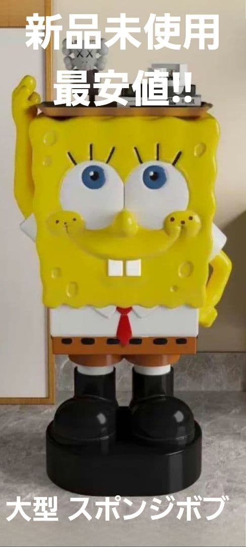 新品 即日発送!! スポンジボブ 大型 フィギュア テーブル ディスプレイ 置物