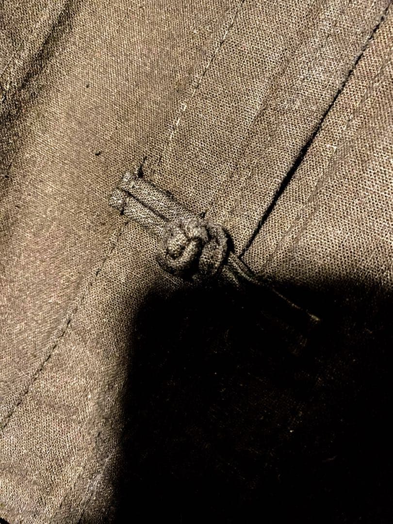 ★神サイズ‼️名作★60s ランティシェール フレンチチャイナジャケット 黒 58