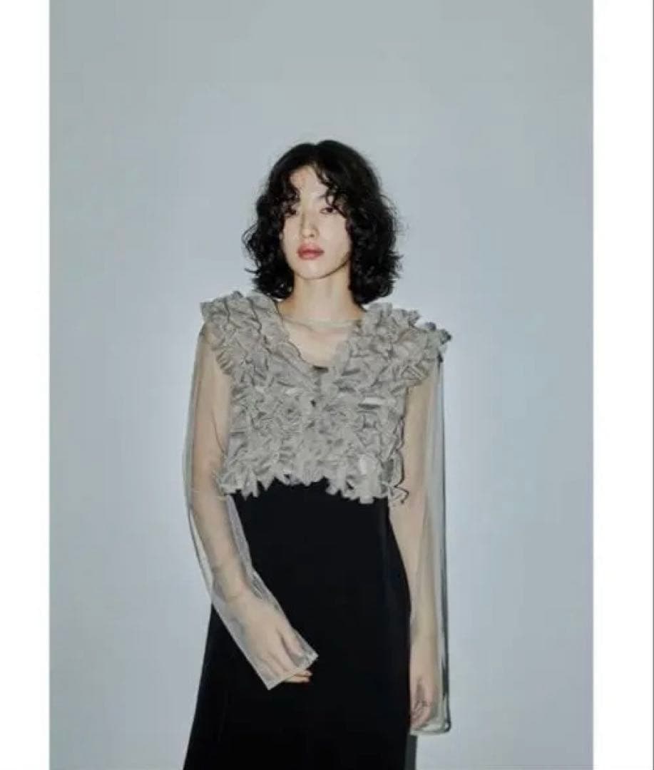 atlo オケージョンドレスフリルボレロ 3点セット