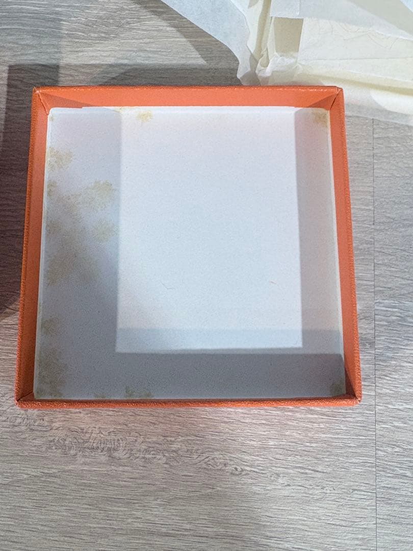 HERMES ゴールド ネイビー バングル