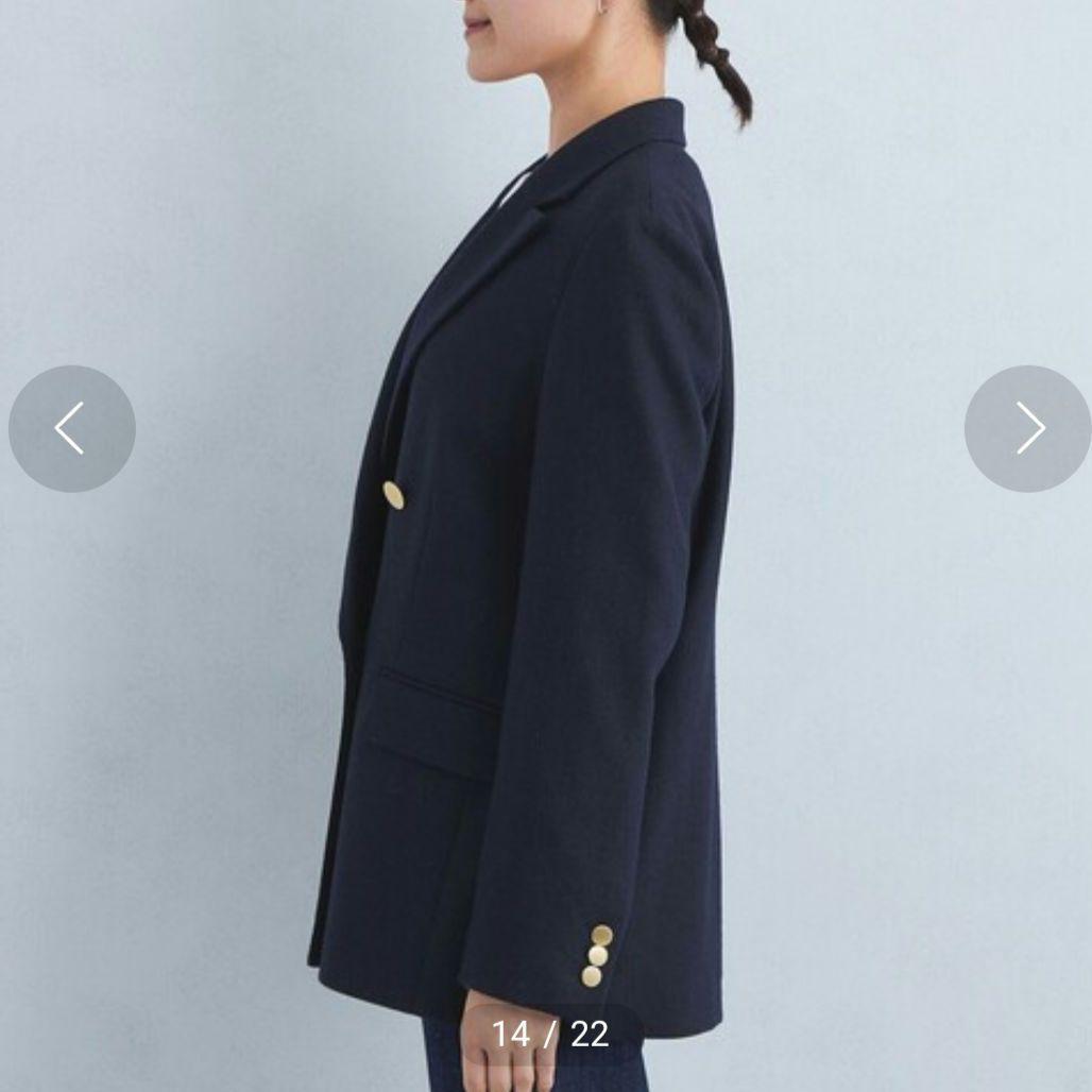 本日限定！【美品】グリーンレーベルリラクシング メランジツイルダブルジャケット