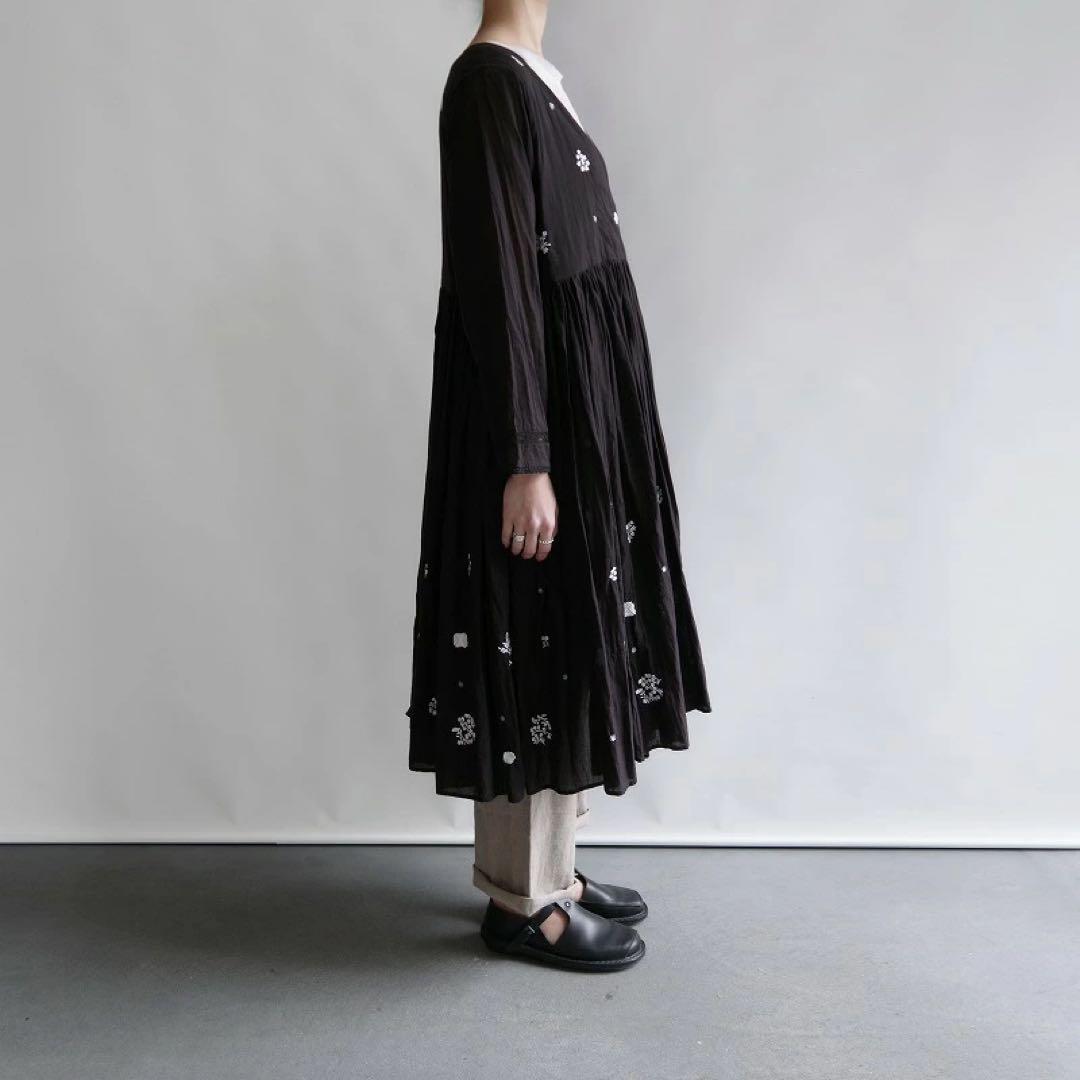 AODRESS エンブロイダリー 刺繍 カシュクール ワンピース アオドレス