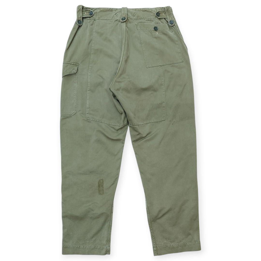 【60s】 イギリス軍 コンバットトラウザー ビンテージ カーゴパンツ