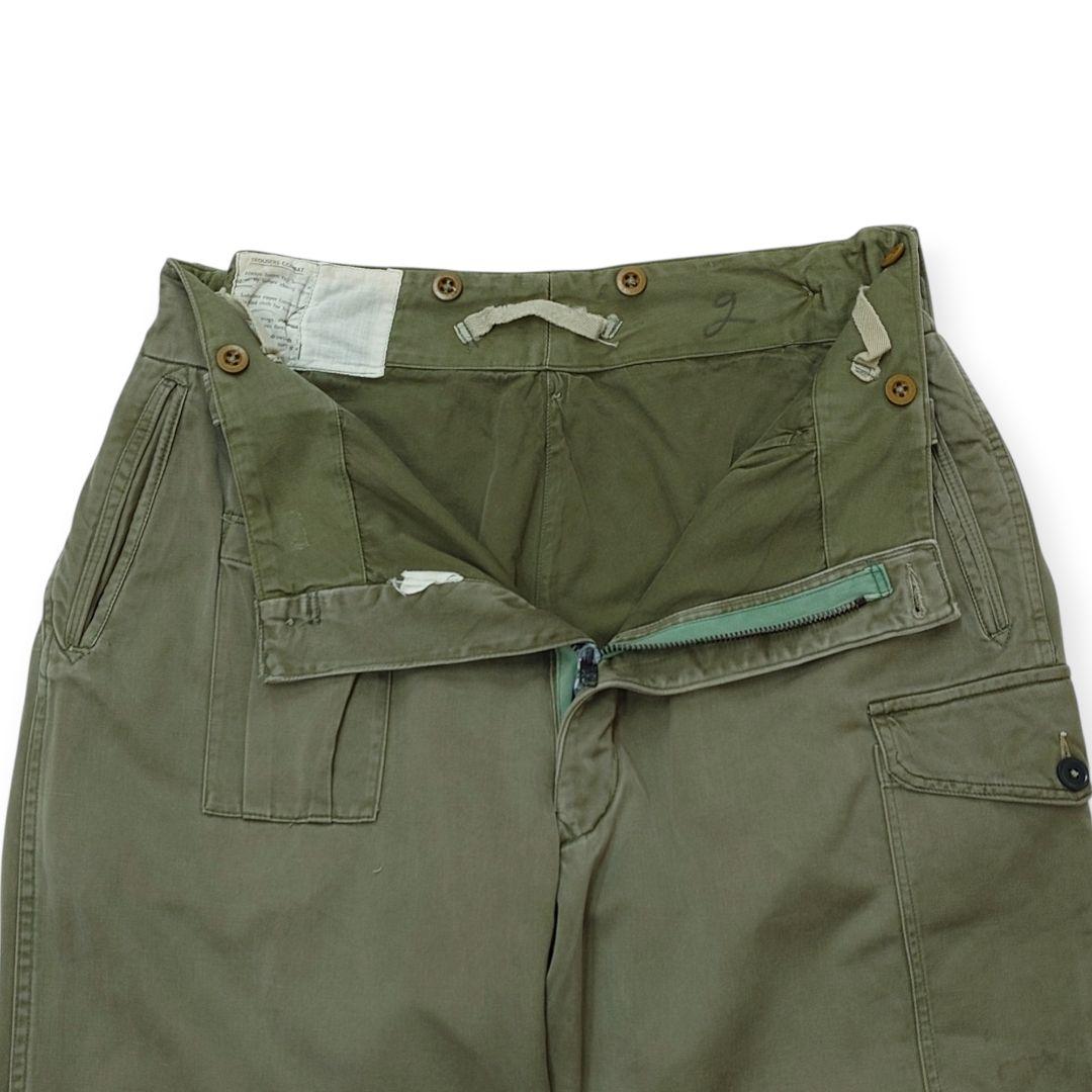 【60s】 イギリス軍 コンバットトラウザー ビンテージ カーゴパンツ