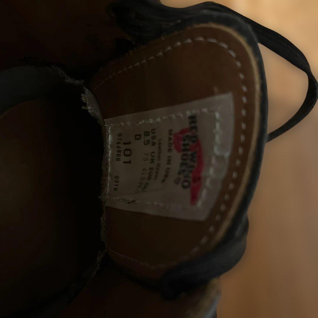 レッドウィング　ポストマン　8.5 101 ブラックシャパレル