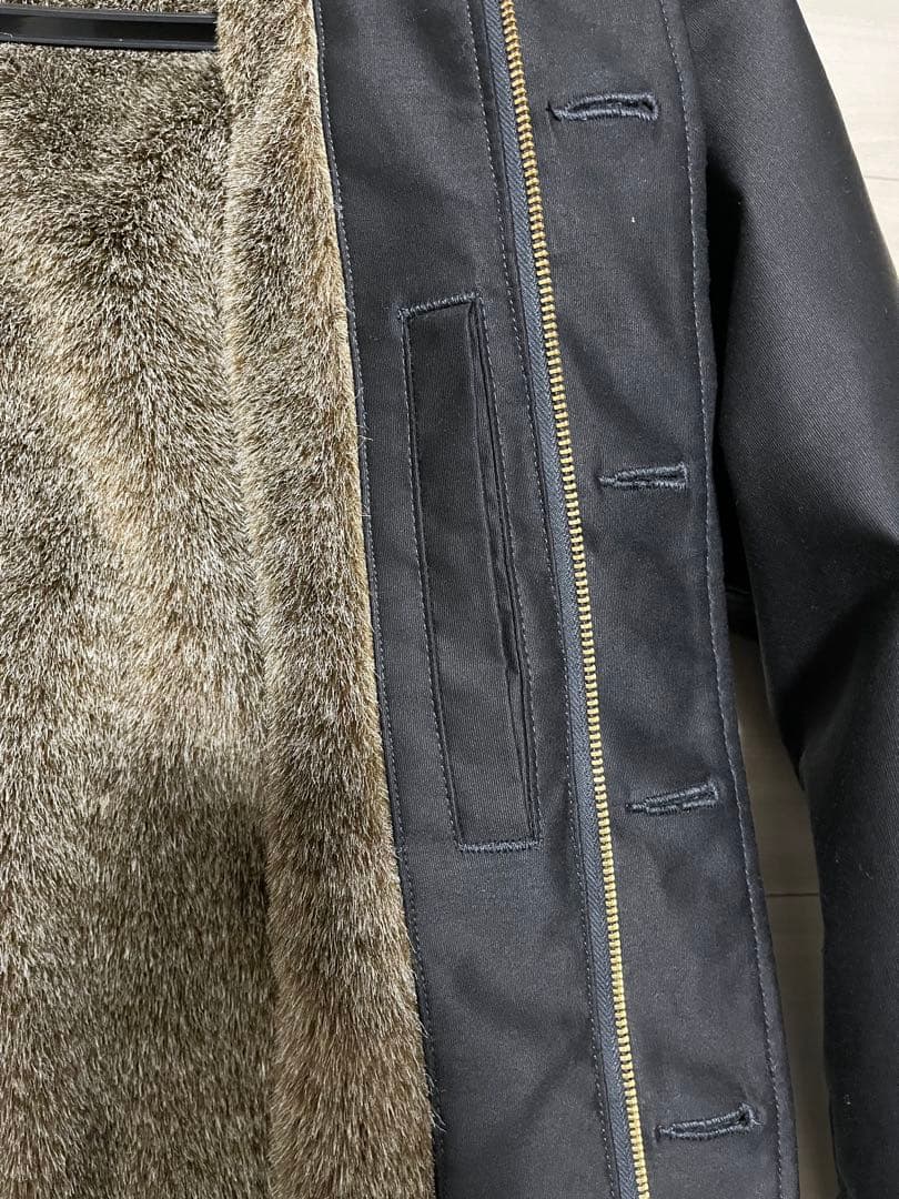 叩き売りブルーブルー　ライトジャーマンクロス　N-1デッキジャケット黒