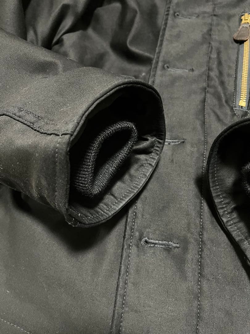 叩き売りブルーブルー　ライトジャーマンクロス　N-1デッキジャケット黒