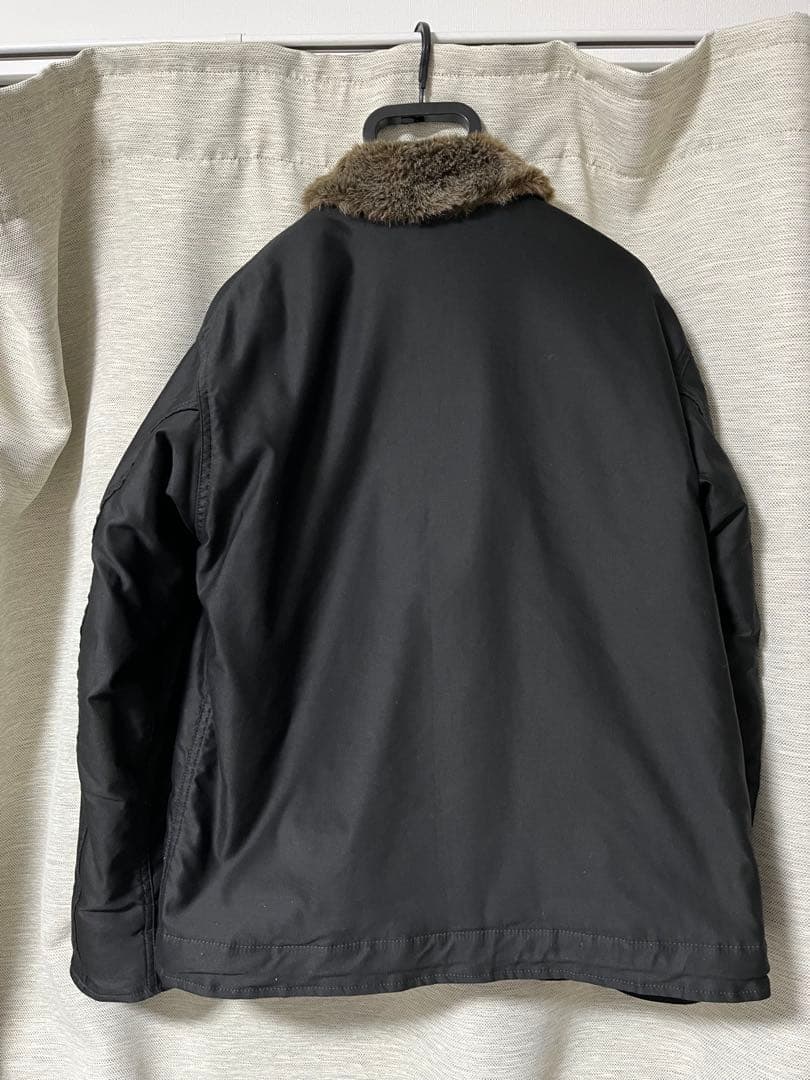 叩き売りブルーブルー　ライトジャーマンクロス　N-1デッキジャケット黒