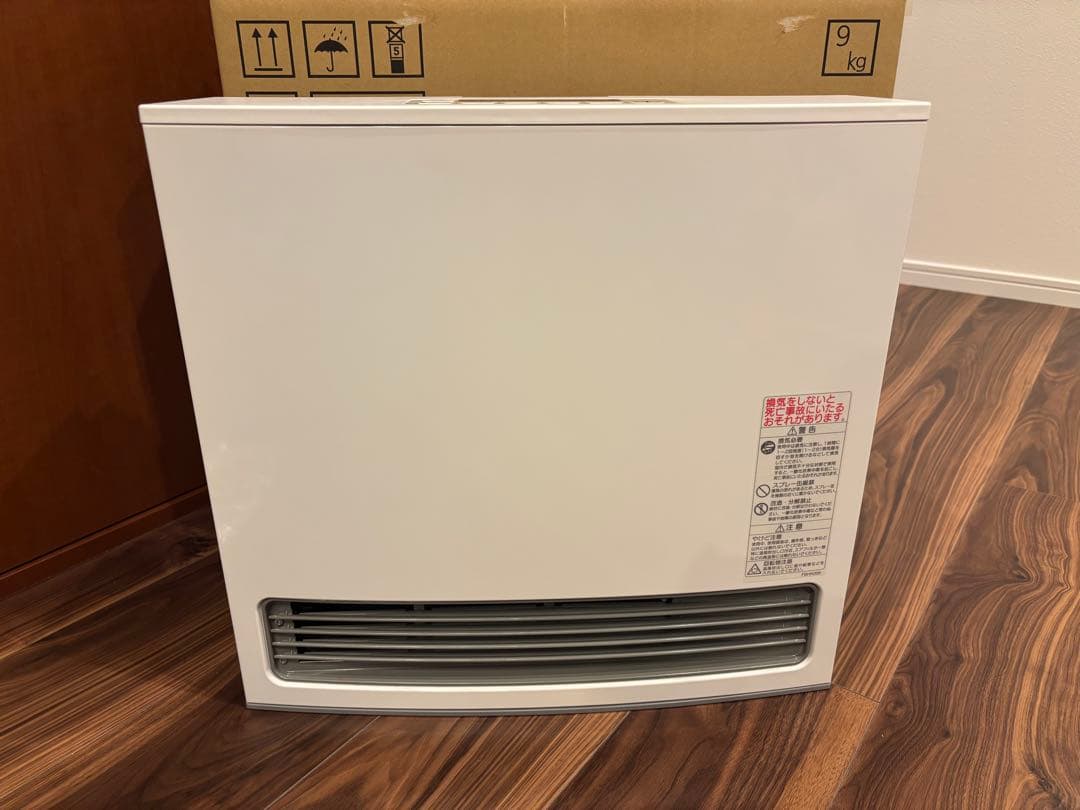 美品 NORITZ ガスファンヒーター 都市ガス ガスコード付き