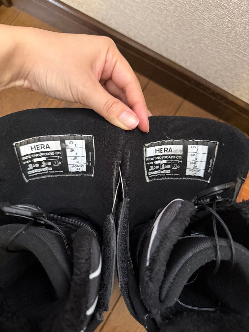 RIDE HERA/24cm スノーボードブーツ ダブルBOA