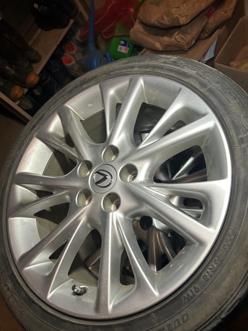 送料込 Lexus 18インチ ホイール4本セット