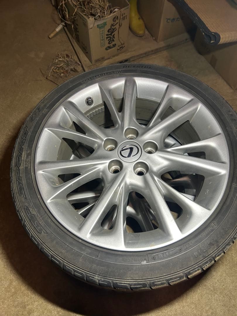 送料込 Lexus 18インチ ホイール4本セット