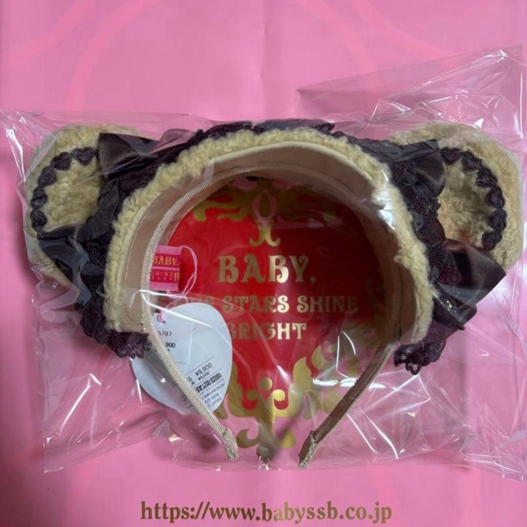 くみゃちゃんのふわふわくみゃみみファーカチューシャ　ミルクティ　milk tea