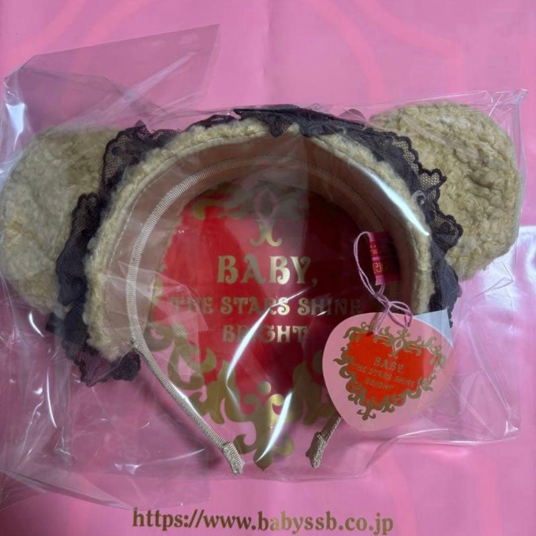 くみゃちゃんのふわふわくみゃみみファーカチューシャ　ミルクティ　milk tea