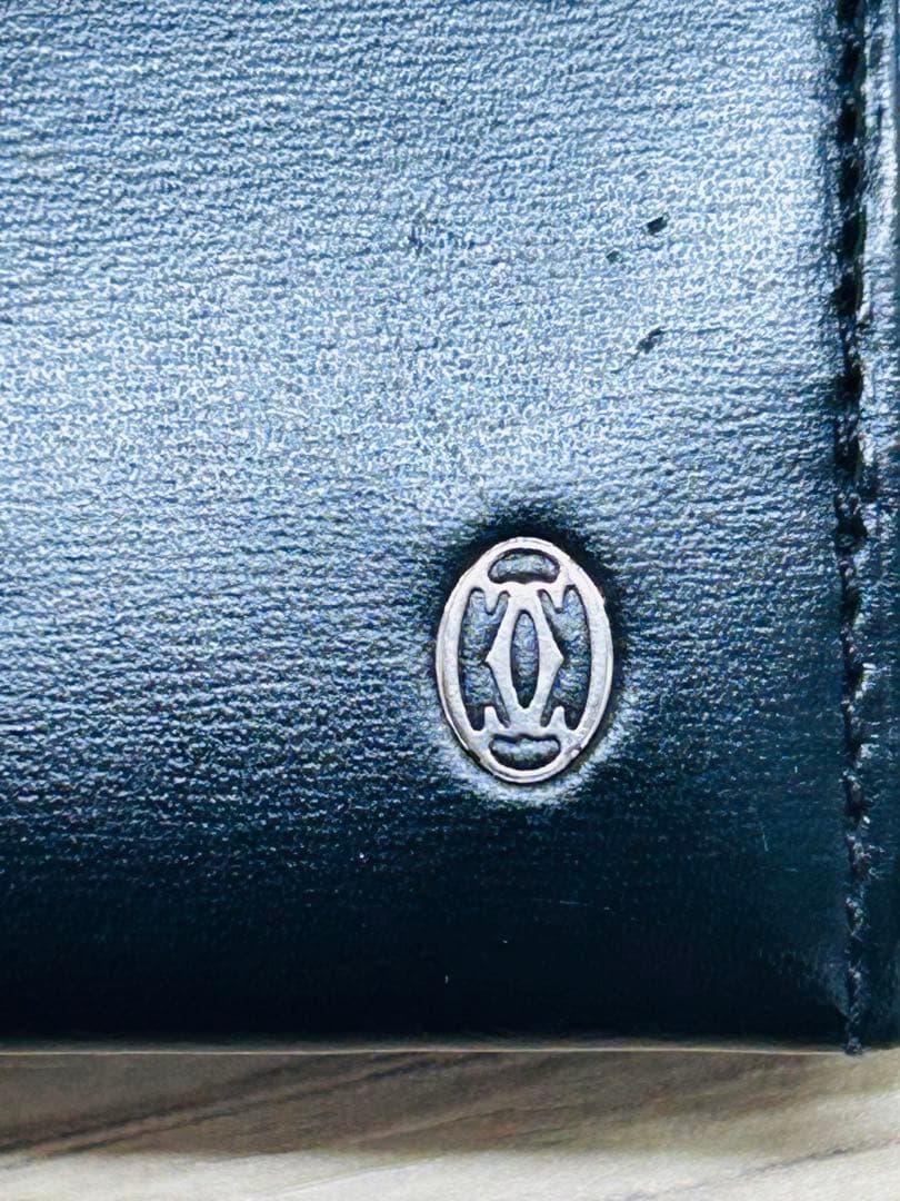 極美品✨CARTIER カードケース　パシャ　定期入れ　レザー　ブラック　希少