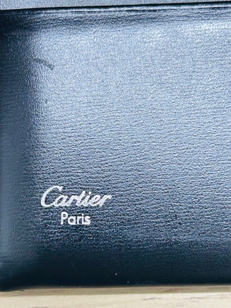極美品✨CARTIER カードケース　パシャ　定期入れ　レザー　ブラック　希少